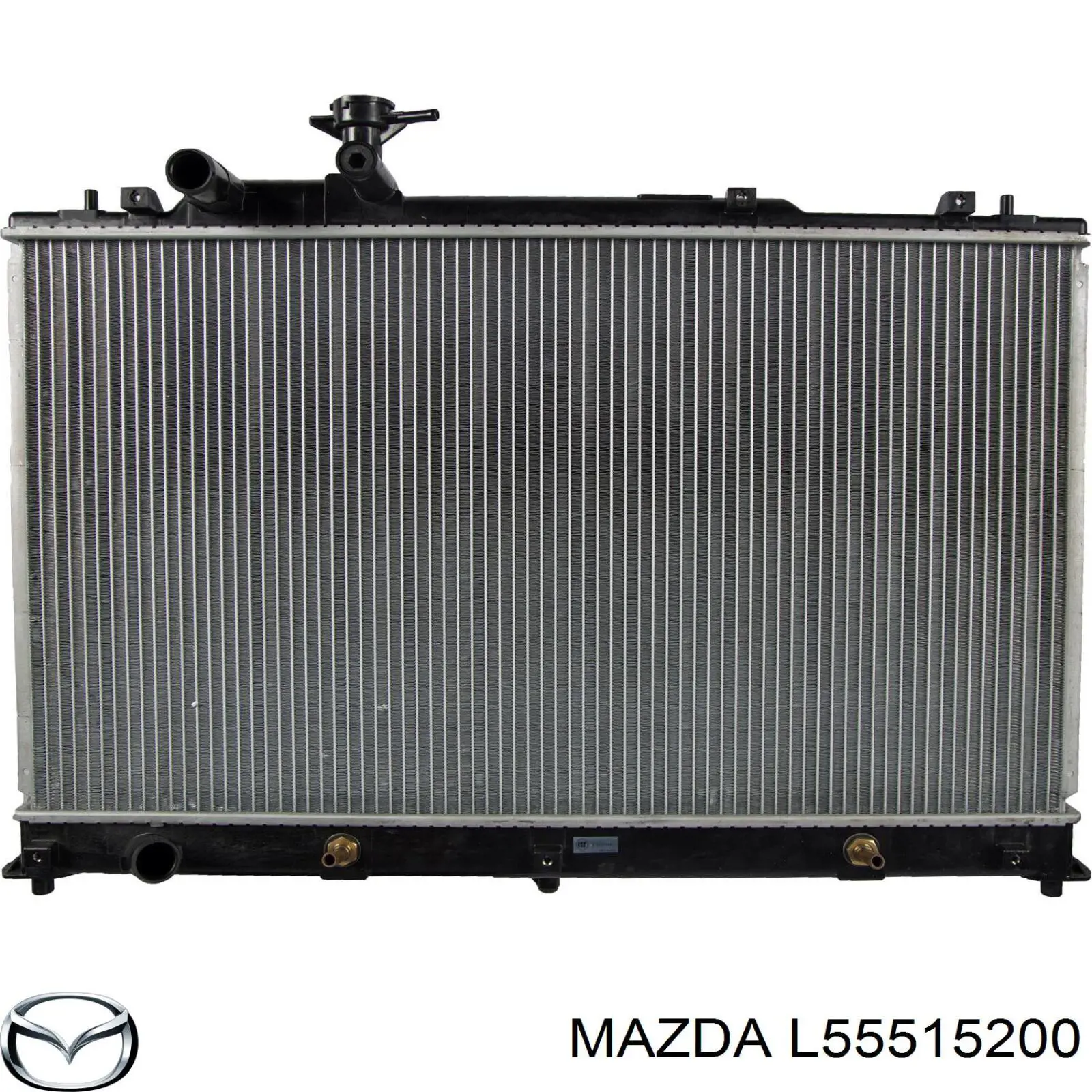 Compre L55515200 Mazda Radiador de esfriamento de motor