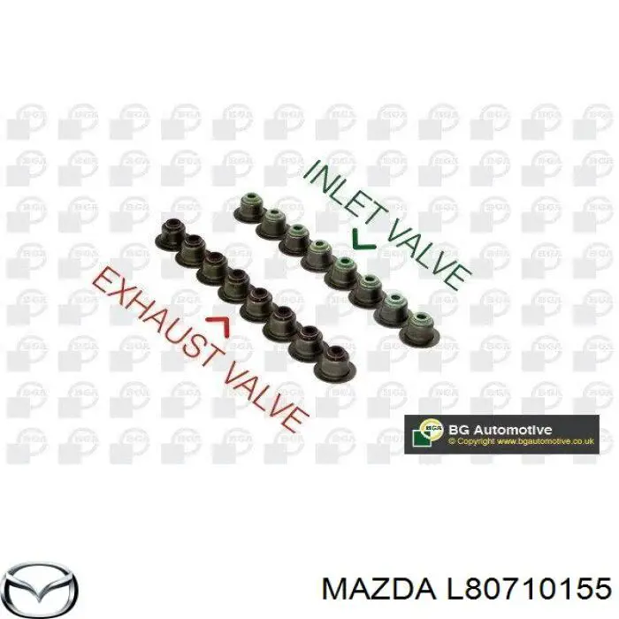L80710155 Mazda Vedação de válvula (de óleo) de admissão