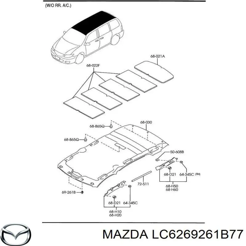  Mazda LC6269261B77 preço, a partir de 9,83 USD