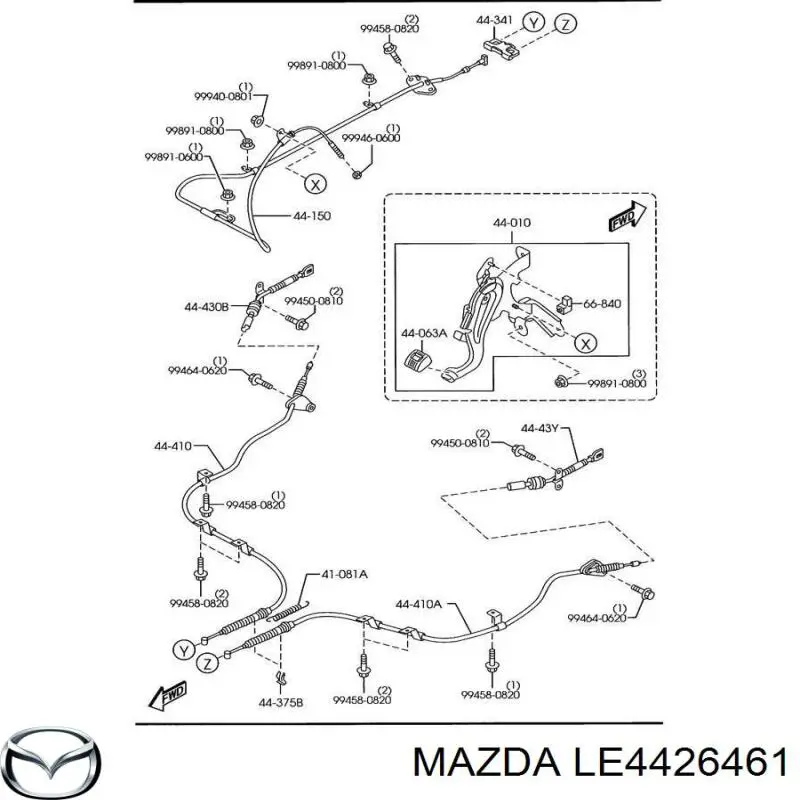  Mazda LE4426461 preço, a partir de  