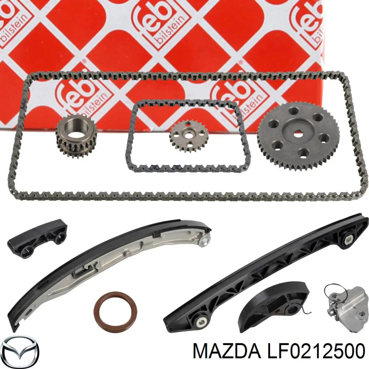 Reguladora de tensão da cadeia do mecanismo de distribuição de gás Mazda LF0212500 preço, a partir de 56,68 USD