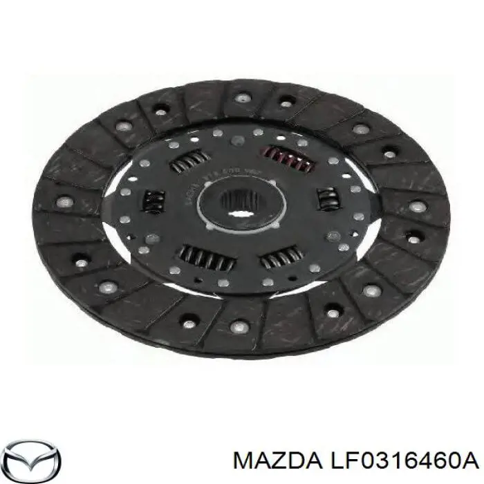 LF0316460A Mazda Disco de embraiagem
