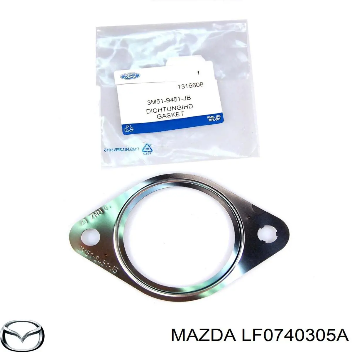 1135287 Ford Vedante do silenciador de montagem