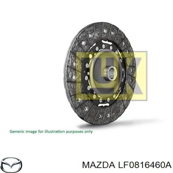 Compre LF0816460A Mazda Disco de embraiagem