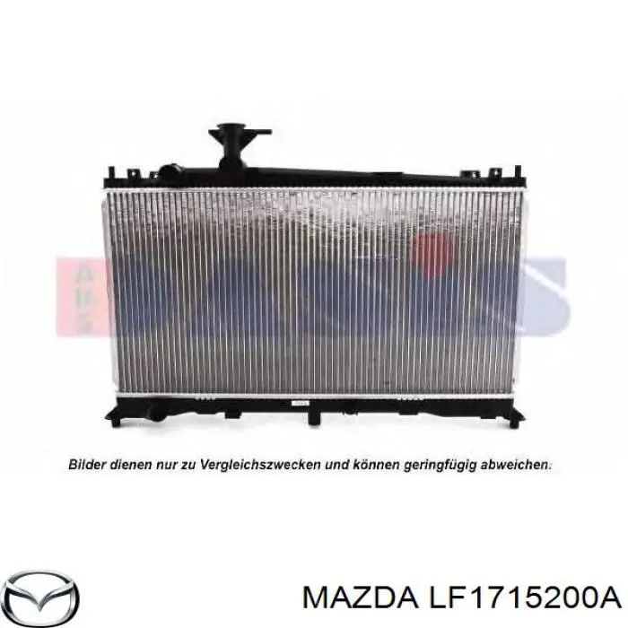 LF1715200A Mazda Radiador de esfriamento de motor