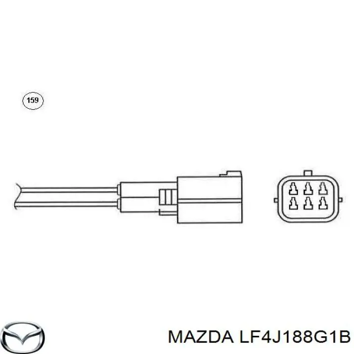 Sonda lambda, sensor de oxigênio até o catalisador Mazda LF4J188G1B preço, a partir de 81,35 USD