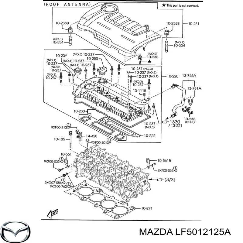 LF5012125A Mazda 