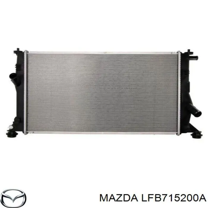 Radiador de esfriamento de motor Mazda LFB715200A preço, a partir de 95,51 USD