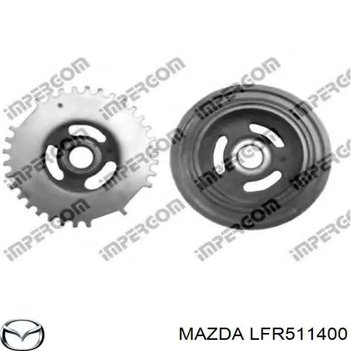 Polia de cambota Mazda LFR511400 preço, a partir de 71,40 USD