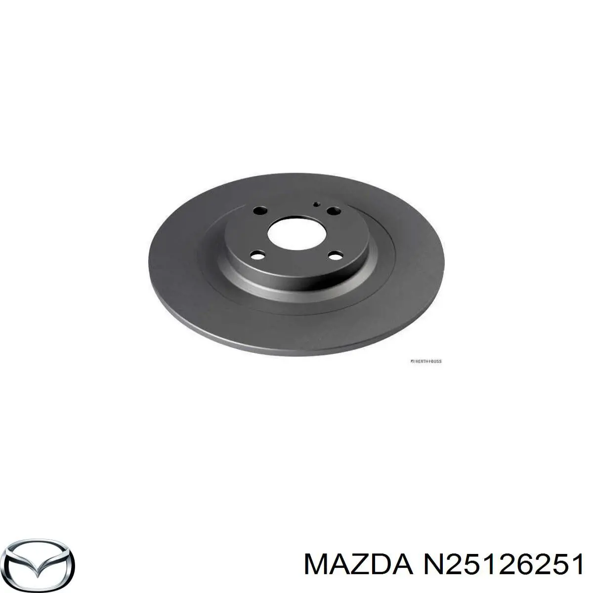 N25126251 Mazda Disco do freio traseiro