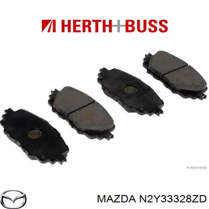 Sapatas do freio dianteiras de disco Mazda N2Y33328ZD preço, a partir de 36,09 USD