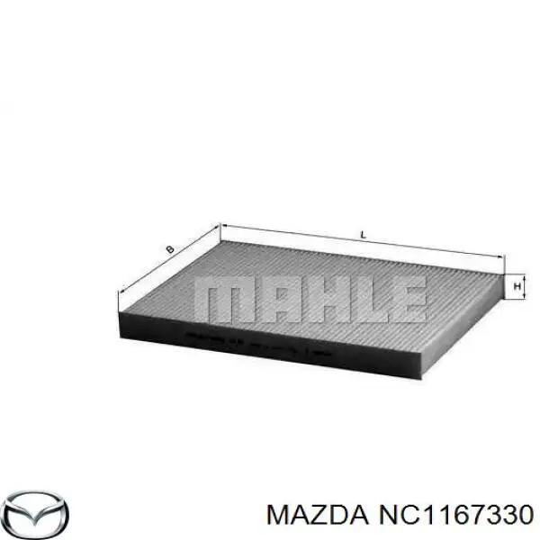  Mazda NC1167330 preço, a partir de  USD