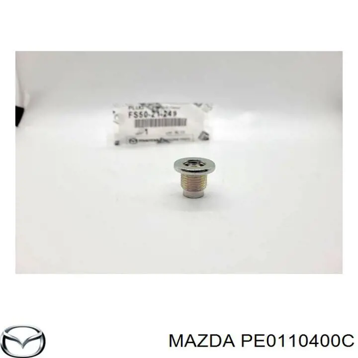 PE0110400C Mazda Panela de óleo de cárter do motor