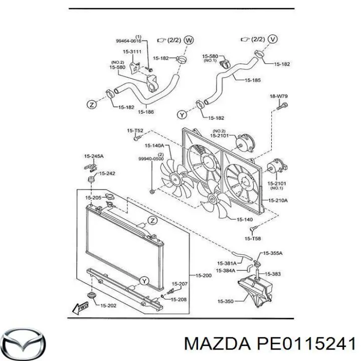 Consola do radiador superior Mazda PE0115241 preço, a partir de 5,25 USD