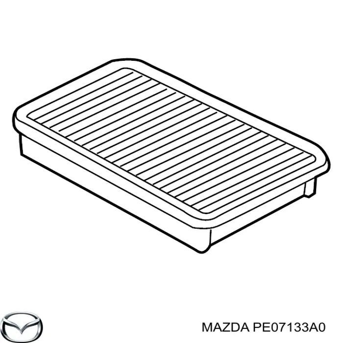 Filtro de ar Mazda PE07133A0 preço, a partir de 11,18 USD