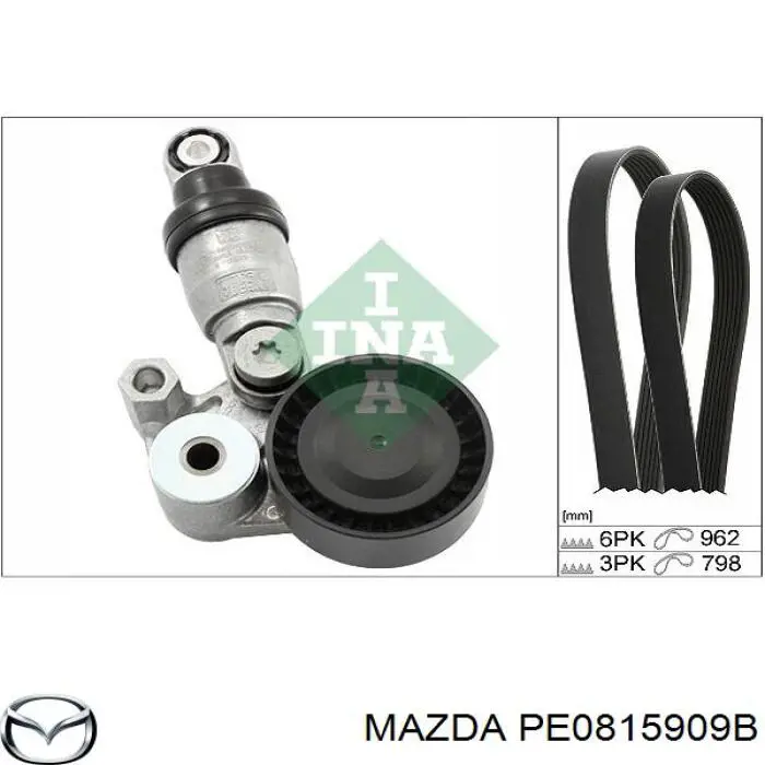 Correia dos conjuntos de transmissão Mazda PE0815909B preço, a partir de 7,20 USD