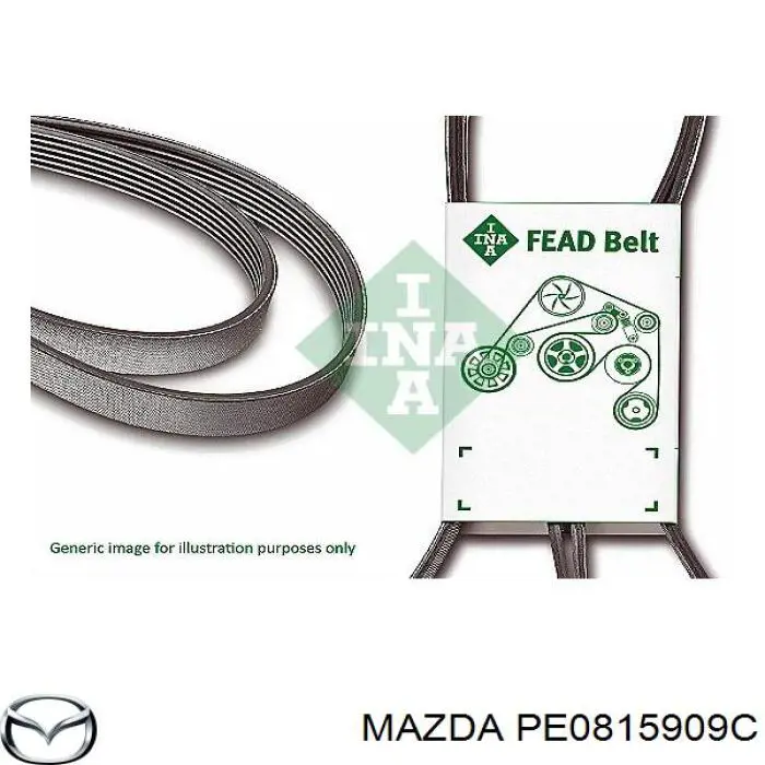 Correia dos conjuntos de transmissão Mazda PE0815909C preço, a partir de 14,05 USD