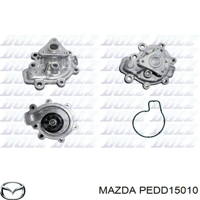 PEDD15010 Mazda Bomba de água (bomba) de esfriamento