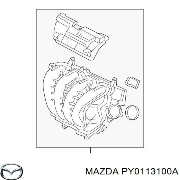 PY0113100A Mazda Tubo coletor de admissão
