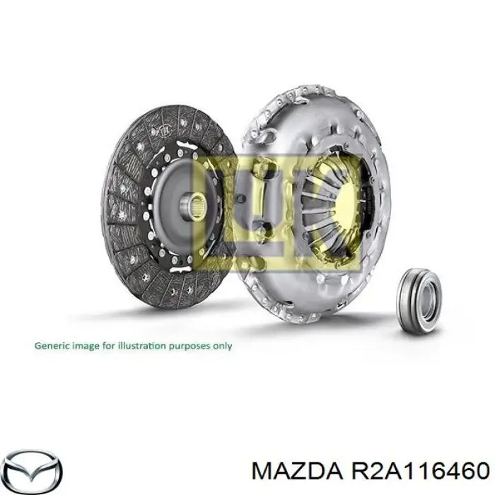 Disco de embraiagem Mazda R2A116460 preço, a partir de 134,30 USD