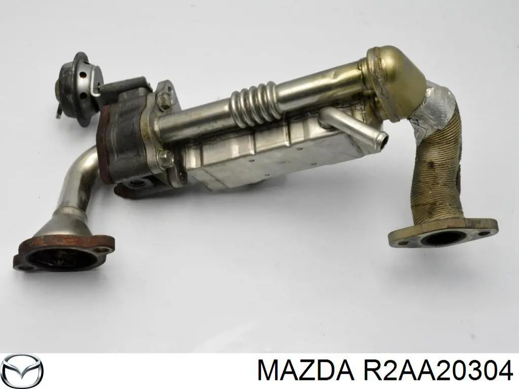R2AJ2031X Mazda Radiador do sistema EGR de recirculação dos gases de escape