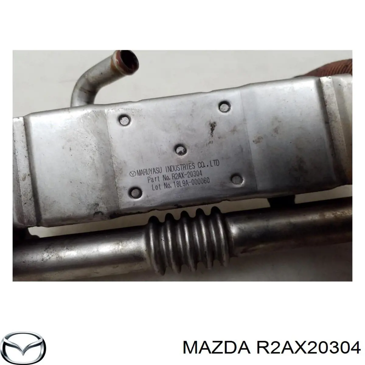 Radiador do sistema EGR de recirculação dos gases de escape Mazda R2AX20304 preço, a partir de 109,15 USD