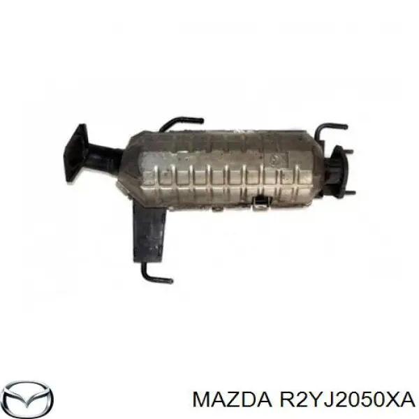  Filtro de partículas do sistema dos gases de escape Mazda CX-7 SUV (ER) (2009 - 2013) 
