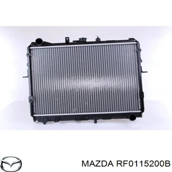 Radiador de esfriamento de motor RF0115200B Mazda