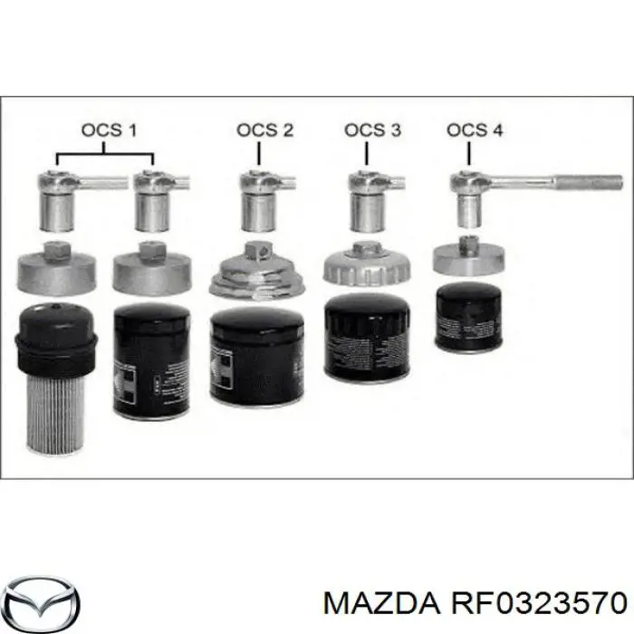 Compre RF0323570 Mazda Filtro de combustível