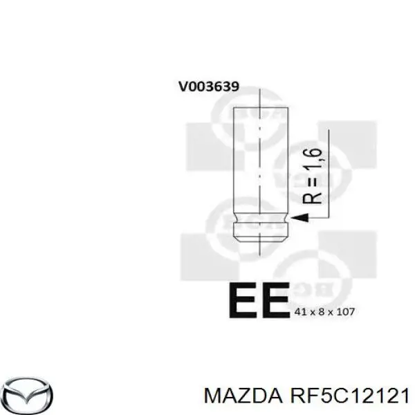 Válvula de escape Mazda RF5C12121 preço, a partir de 12,77 USD