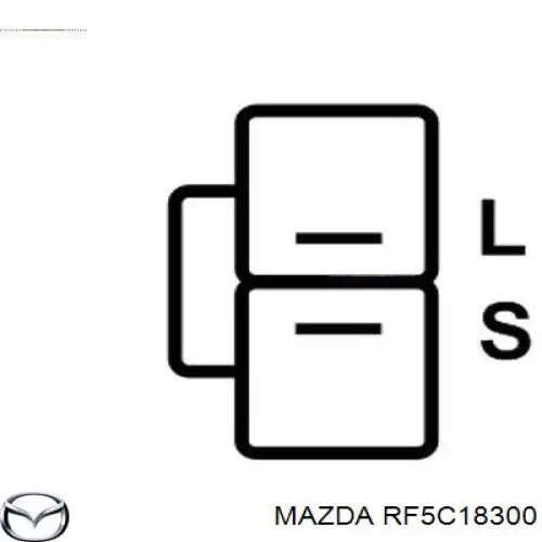 RF5C18300 Mazda Gerador