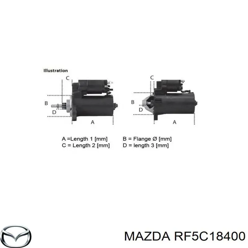 Motor de arranco Mazda RF5C18400 preço, a partir de 71,63 USD