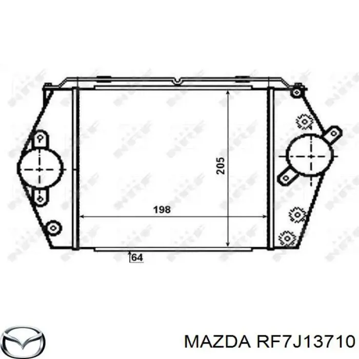 Vedante de turbina dos gases de escape, admissão Mazda RF7J13710 preço, a partir de 15,80 USD