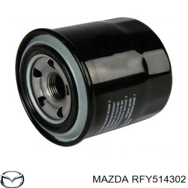 RFY514302 Mazda Filtro de óleo