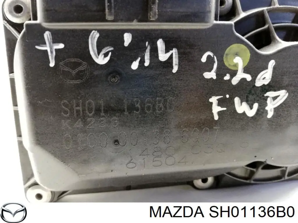 Compre SH01136B0 Mazda Válvula de borboleta montada
