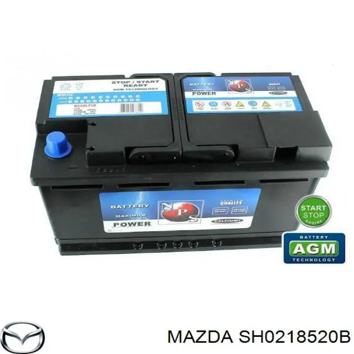 SH0218520B Mazda Bateria recarregável (PILHA)