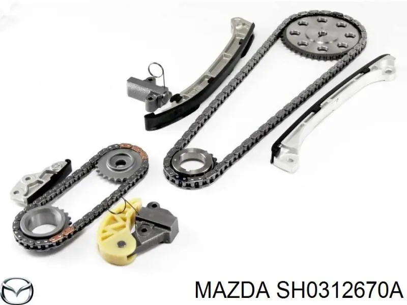 SH0312670A Mazda Amortecedor de cadeia do mecanismo de distribuição de gás, direito