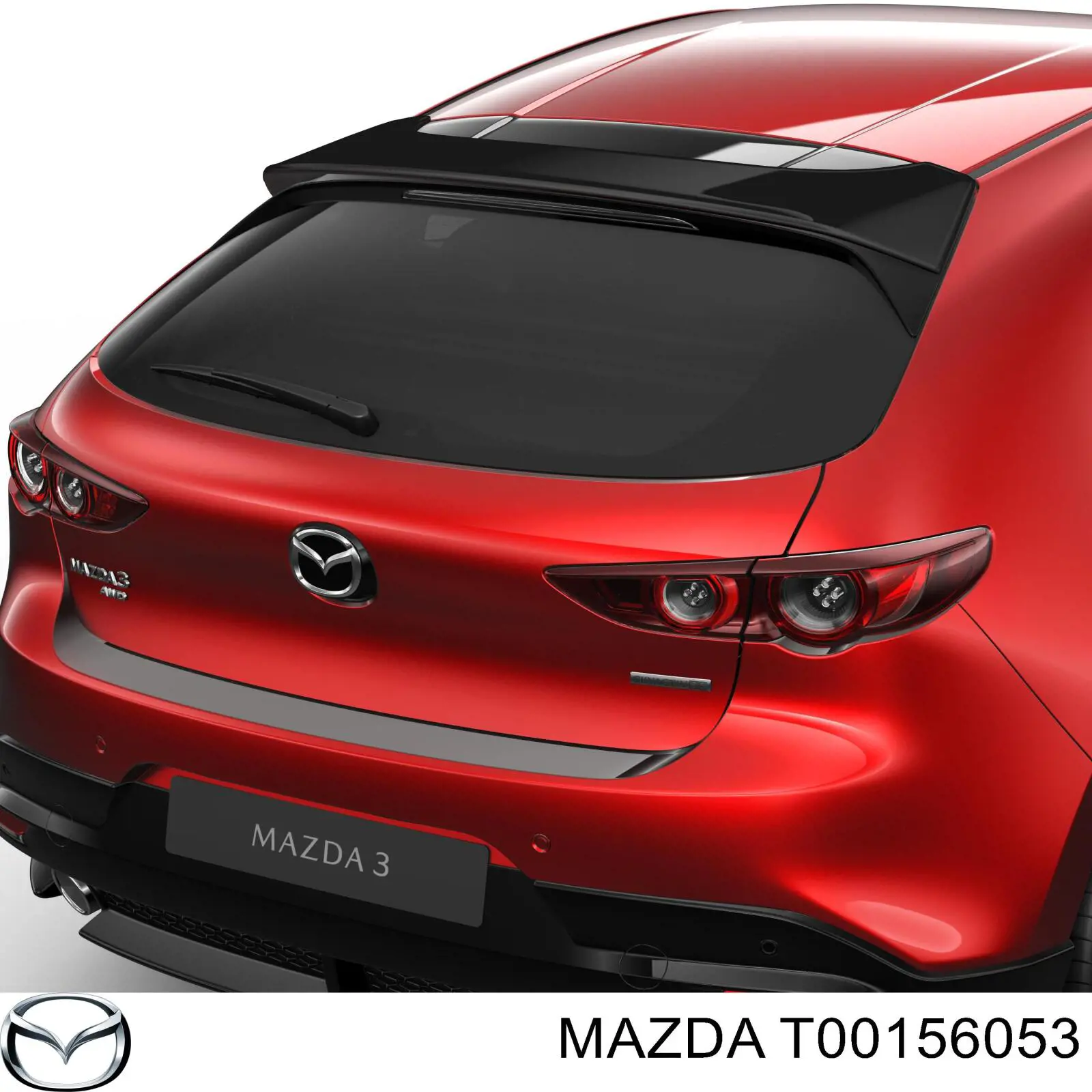Tampão de fundo de carroçaria para Mazda 2 III DL, DJ