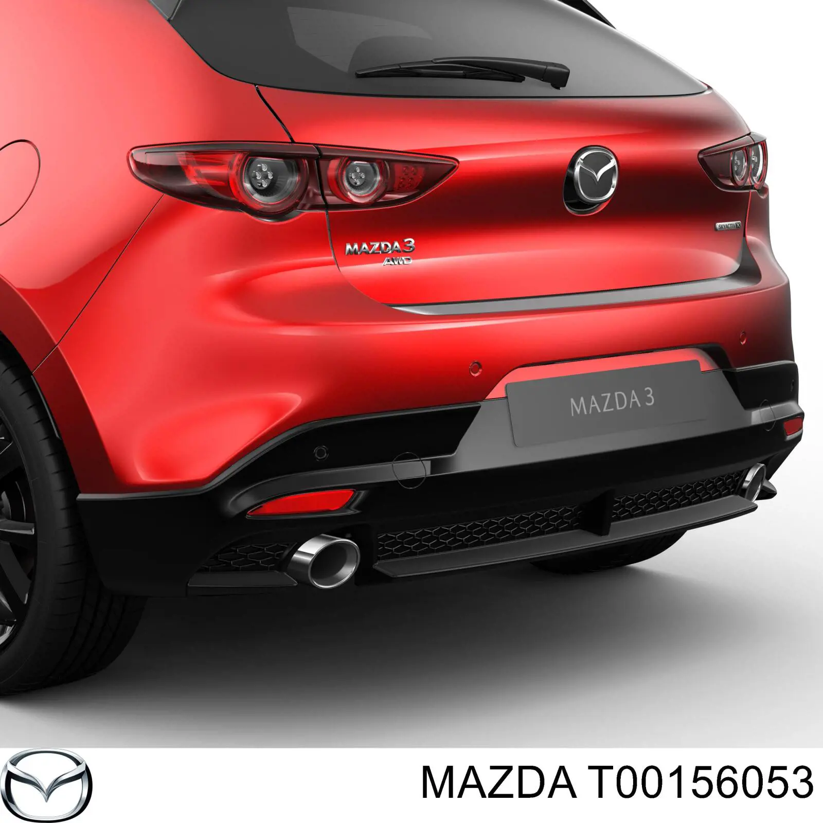 Tampão de fundo de carroçaria Mazda 2 III DL, DJ