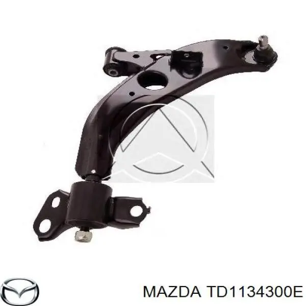 Compre TD1134300E Mazda Braço oscilante inferior direito de suspensão dianteira