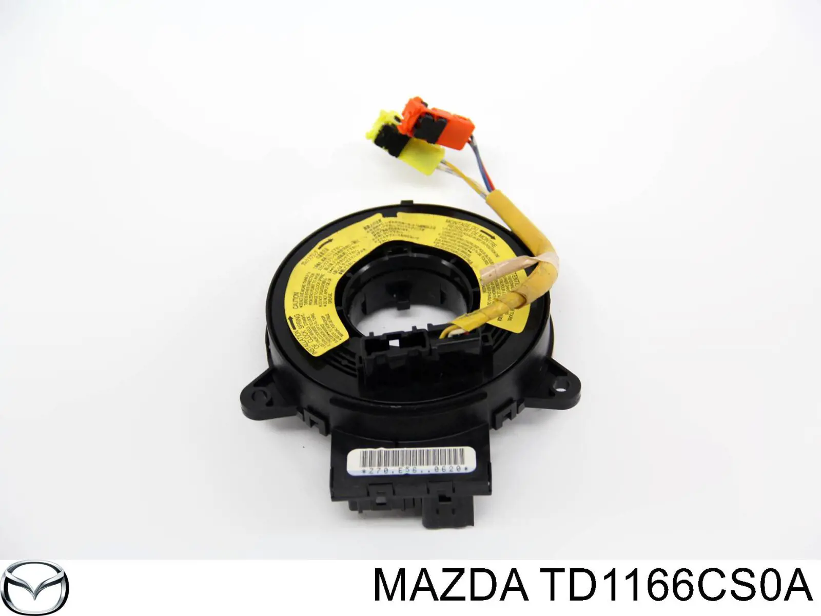TD1166CS0A Mazda Anel AIRBAG de contato, cabo plano do volante