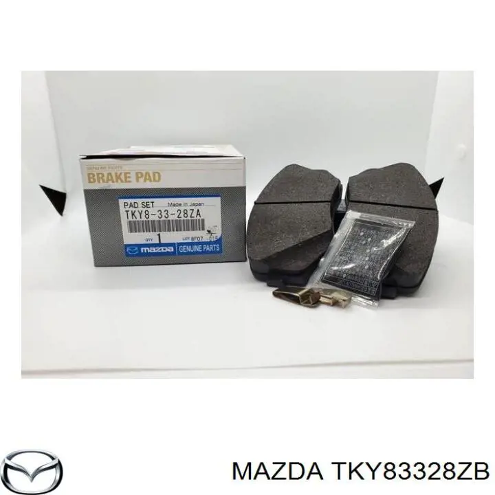Sapatas do freio dianteiras de disco Mazda TKY83328ZB preço, a partir de 24,58 USD