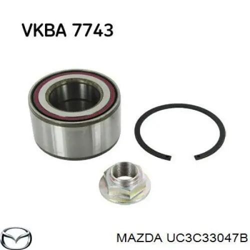 Compre KK13032 Japan Parts Rolamento de cubo dianteiro