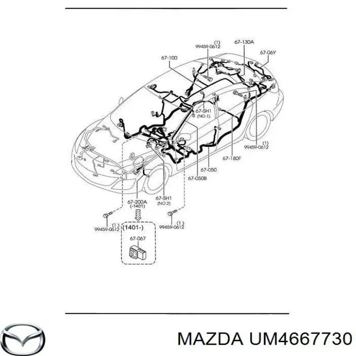 Relê de ventilador Mazda UM4667730 preço, a partir de 7,58 USD
