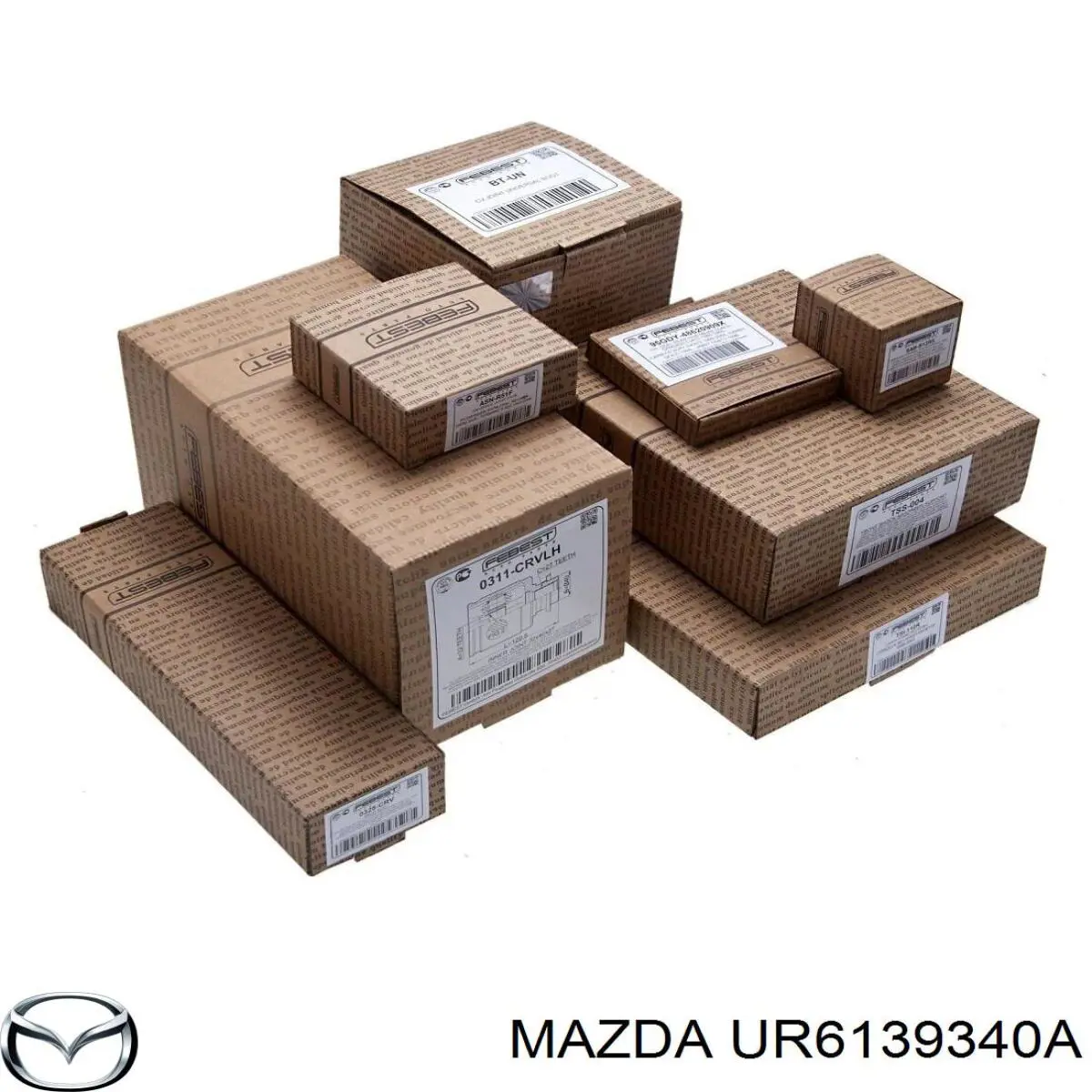 UR6139340A Mazda Coxim de transmissão (suporte da caixa de mudança)