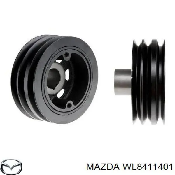 Polia de cambota WL8411401 Mazda