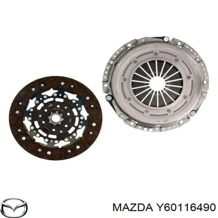 Y60116490 Mazda Kit de embraiagem (3 peças)