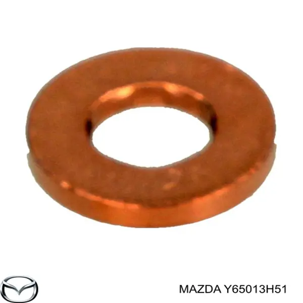 Y65013H51 Mazda Arruela do injetor superior