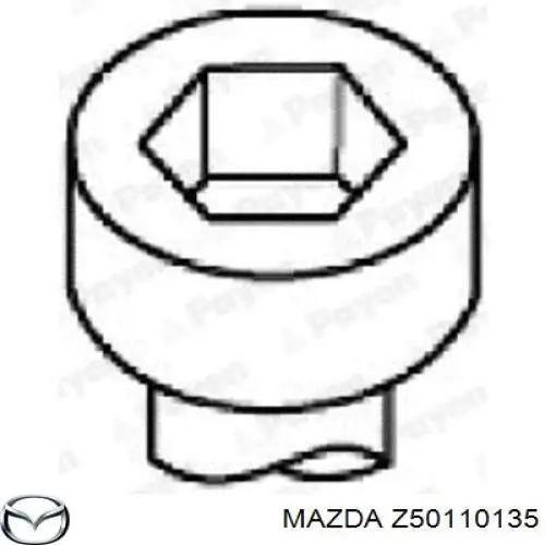 Parafuso de cabeça de motor (CBC) Mazda Z50110135 preço, a partir de 34,47 USD
