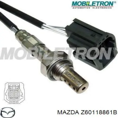 Sonda lambda, sensor de oxigênio Mazda Z60118861B preço, a partir de 47,03 USD